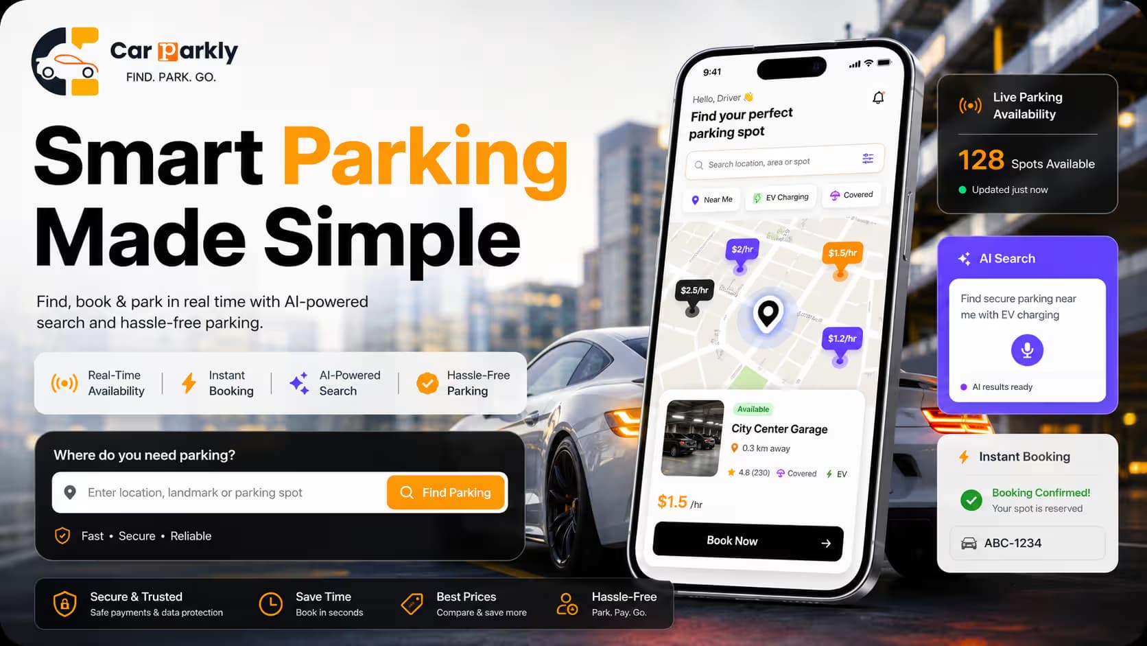 Carparkly Smart Parking Platform